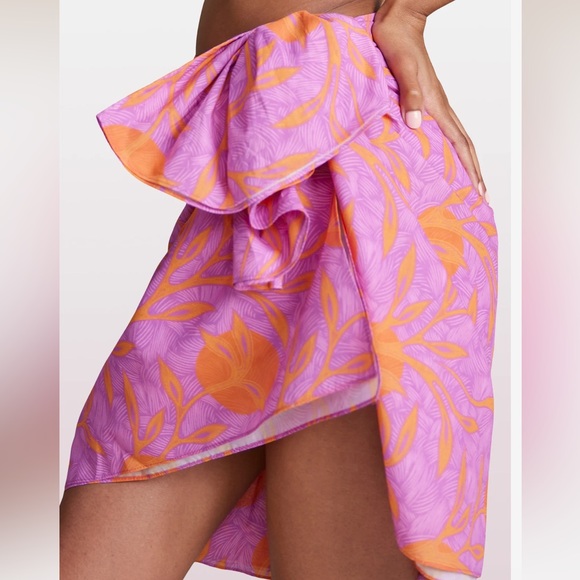 Liberty & Justice Saran Sarong Cover Up in Grotto Pink Print NWT - Picture 5 of 7